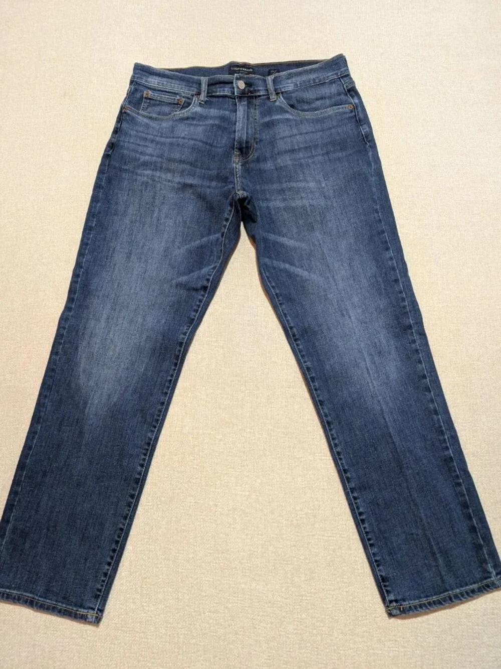 Lucky Brand Men’s Blue Straight Leg Jeans Size 36x30 - Picture 2 of 10